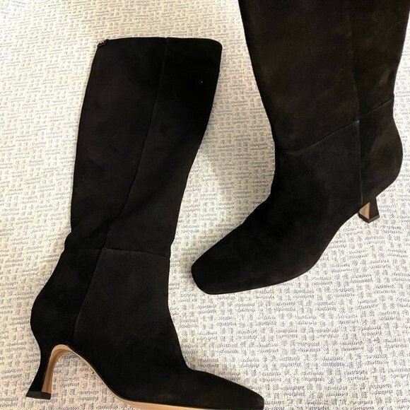Sam Edelman black suede boots - Picture 4 of 6